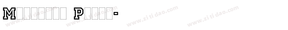 Micahels Plain字体转换